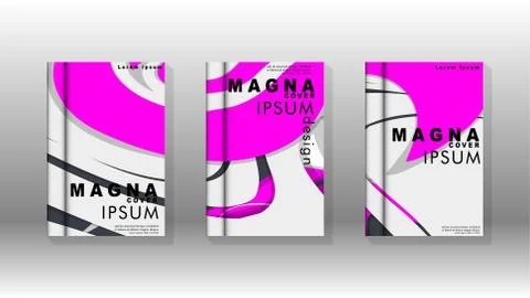 Abstract cover with liquid elements. book design concept. Futuristic business 库存插图