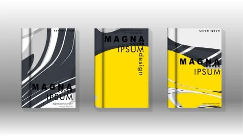 Abstract cover with liquid elements. book design concept. Futuristic business イラスト素材
