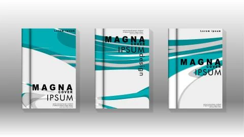 Abstract cover with liquid elements. book design concept. Futuristic business 库存插图