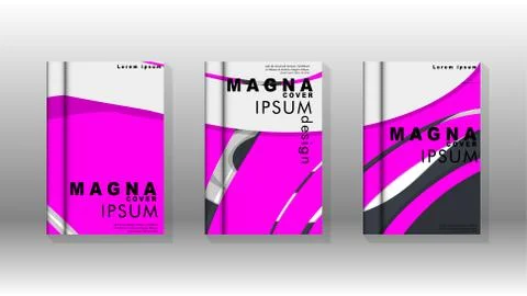 Abstract cover with liquid elements. book design concept. Futuristic business Illustrazione stock