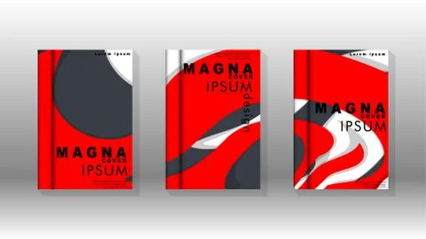 Abstract cover with liquid elements. book design concept. Futuristic business イラスト素材
