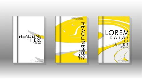 Abstract cover with liquid elements. book design concept. Futuristic business 库存插图