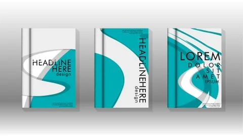 Abstract cover with liquid elements. book design concept. Futuristic business 库存插图