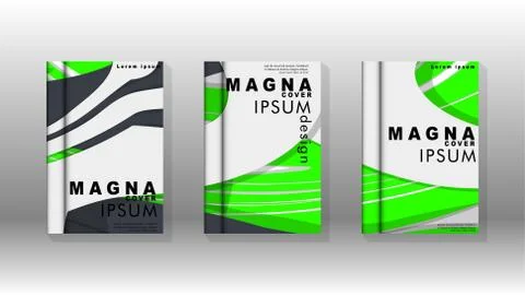 Abstract cover with liquid elements. book design concept. Futuristic business Stock Illustration