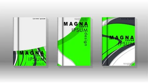 Abstract cover with liquid elements. book design concept. Futuristic business 库存插图
