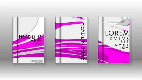 Abstract cover with liquid elements. book design concept. Futuristic business 库存插图