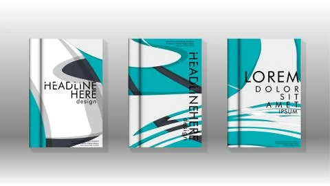 Abstract cover with liquid elements. book design concept. Futuristic business Stock Illustration