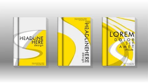 Abstract cover with liquid elements. book design concept. Futuristic business Stockillustratie