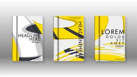 Abstract cover with liquid elements. book design concept. Futuristic business Stockillustratie