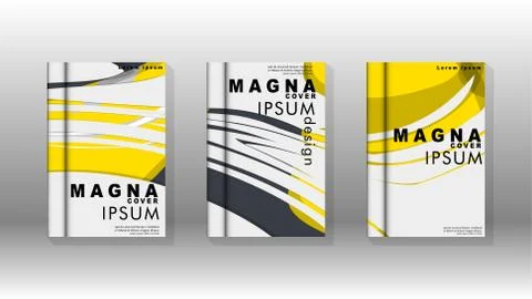 Abstract cover with liquid elements. book design concept. Futuristic business Illustrazione stock