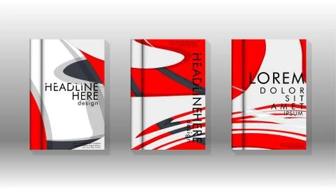 Abstract cover with liquid elements. book design concept. Futuristic business Stock Illustration