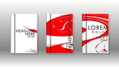 Abstract cover with liquid elements. book design concept. Futuristic business 库存插图