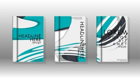 Abstract cover with liquid elements. book design concept. Futuristic business イラスト素材
