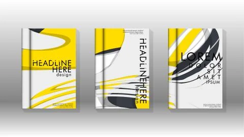 Abstract cover with liquid elements. book design concept. Futuristic business 库存插图