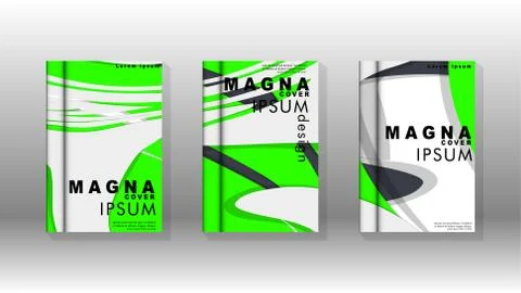 Abstract cover with liquid elements. book design concept. Futuristic business 库存插图