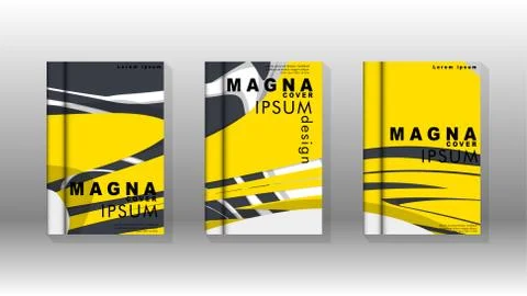Abstract cover with liquid elements. book design concept. Futuristic business 库存插图