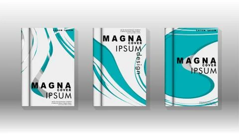 Abstract cover with liquid elements. book design concept. Futuristic business 库存插图