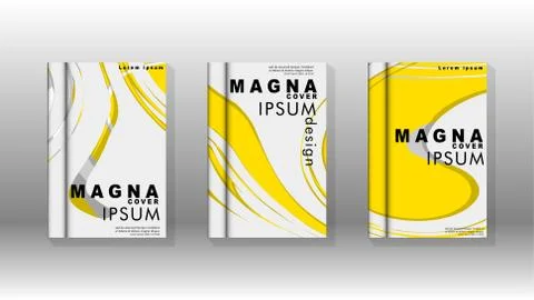 Abstract cover with liquid elements. book design concept. Futuristic business 库存插图