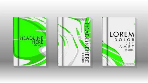 Abstract cover with liquid elements. book design concept. Futuristic business 库存插图