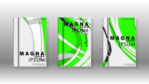 Abstract cover with liquid elements. book design concept. Futuristic business Stockillustratie