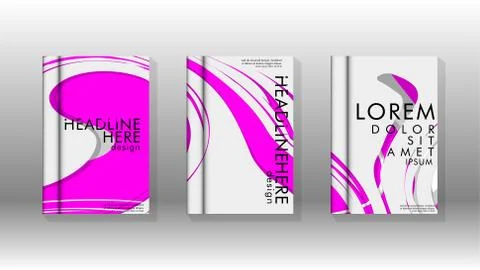 Abstract cover with liquid elements. book design concept. Futuristic business Illustrazione stock