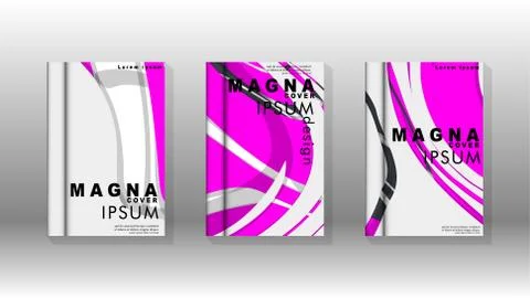 Abstract cover with liquid elements. book design concept. Futuristic business Stockillustratie