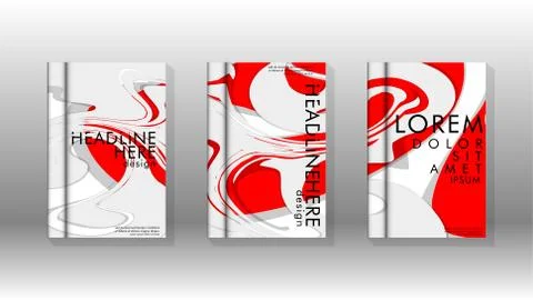Abstract cover with liquid elements. book design concept. Futuristic business 스톡 일러스트