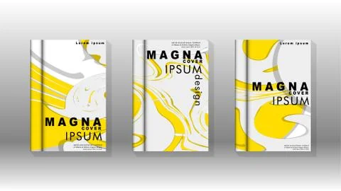 Abstract cover with liquid elements. book design concept. Futuristic business イラスト素材