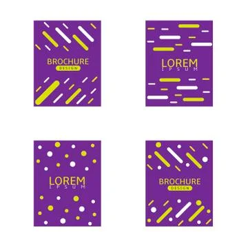 Abstract Cover set Illustrazione stock