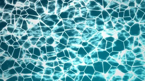 Abstract cracked ice pattern with glowing blue and white lines Ilustración de archivo