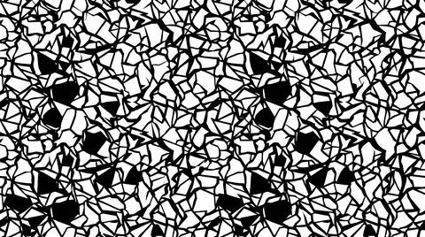 Abstract cracked stone texture monochrome geometric fissure art. Stock Illustration