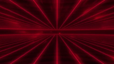 Abstract crazy pattern moving through red laser rays circular motion animation Video stock 155303739