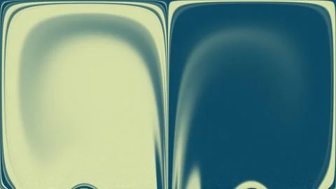 Abstract Cream and Deep Blue Liquid Fluid Wave Background with Grainy Noise Stock Illustration