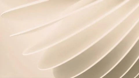 Abstract cream colored waves motion video footage. Stock Footage 340459861