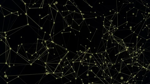 Abstract cream plexus particles video moving background with shine on background Stock Footage 93970440