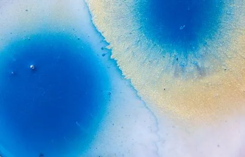 Abstract created using the technique of liquid acrylic. Abstract ethereal swirl Stock Illustration