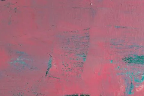 Abstract creative background: chaotic stains of oil paint on linen canvas wit Foto stock