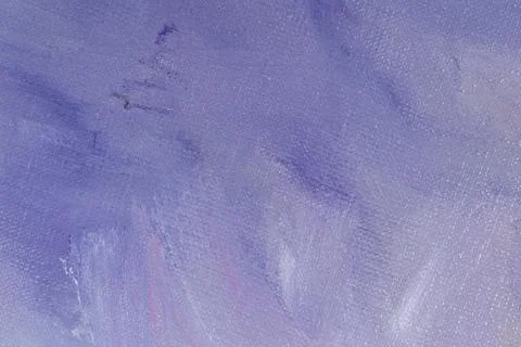 Abstract creative background: chaotic stains of oil paint on linen canvas wit Stock Photos