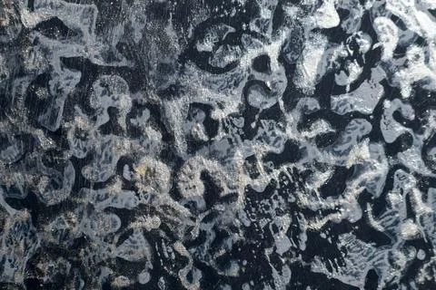 Abstract creative background: figured plaster made with a pattern roller, ton Foto stock