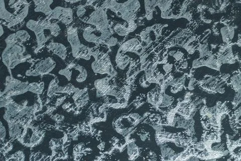 Abstract creative background: figured plaster made with a pattern roller, ton Stock Photos