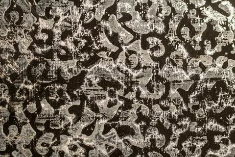 Abstract creative background: figured plaster made with a pattern roller, ton Stock Photos