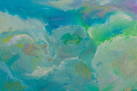 Abstract creative background: light bright chaotic spots of oil paint on line Stock Photos