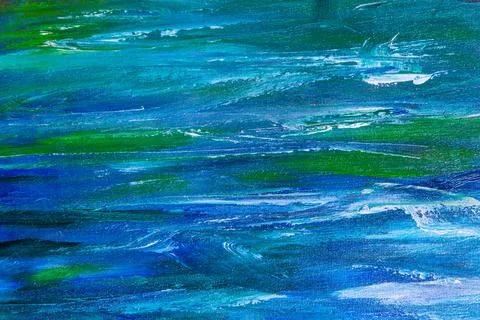 Abstract creative background: light bright chaotic spots of oil paint on line Stock Photos