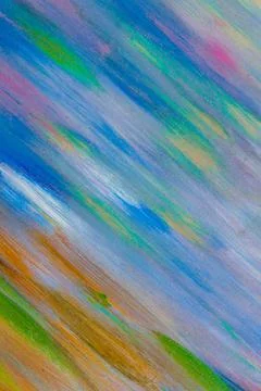 Abstract creative background: light bright chaotic spots of oil paint on line Foto stock