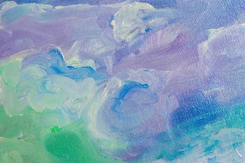 Abstract creative background: light bright chaotic spots of oil paint on line Stock Photos