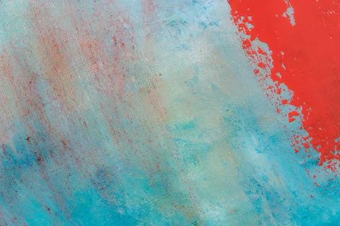 Abstract creative background: red blurred stains of colored primer when tonin Stock Photos