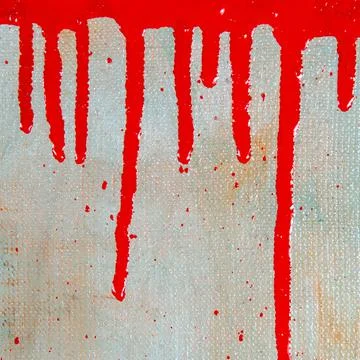 Abstract creative background: a red spot with smudges of colored primer when  Stock Illustration