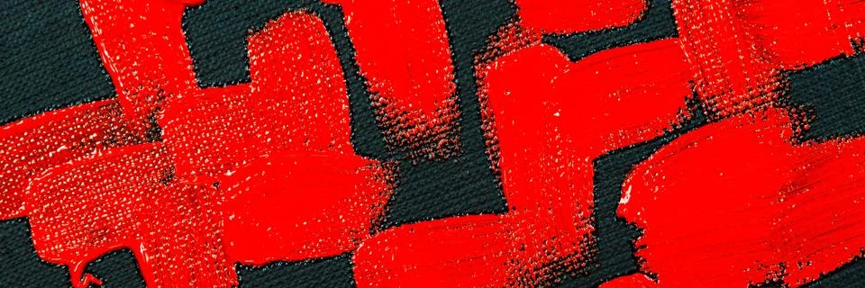 Abstract creative background: red spots, strokes and splashes of colored prim Stock Illustration