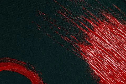 Abstract creative background: red spots, strokes and splashes of colored prim Stock Photos