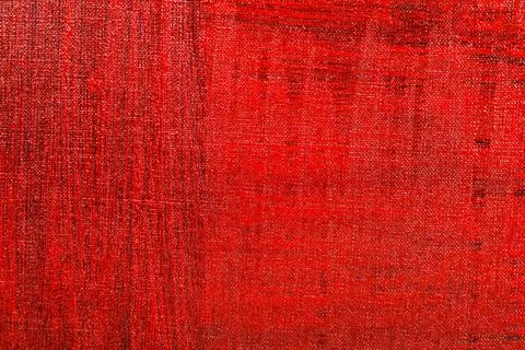 Abstract creative background: red stain of colored primer when toning the can Stock Photos